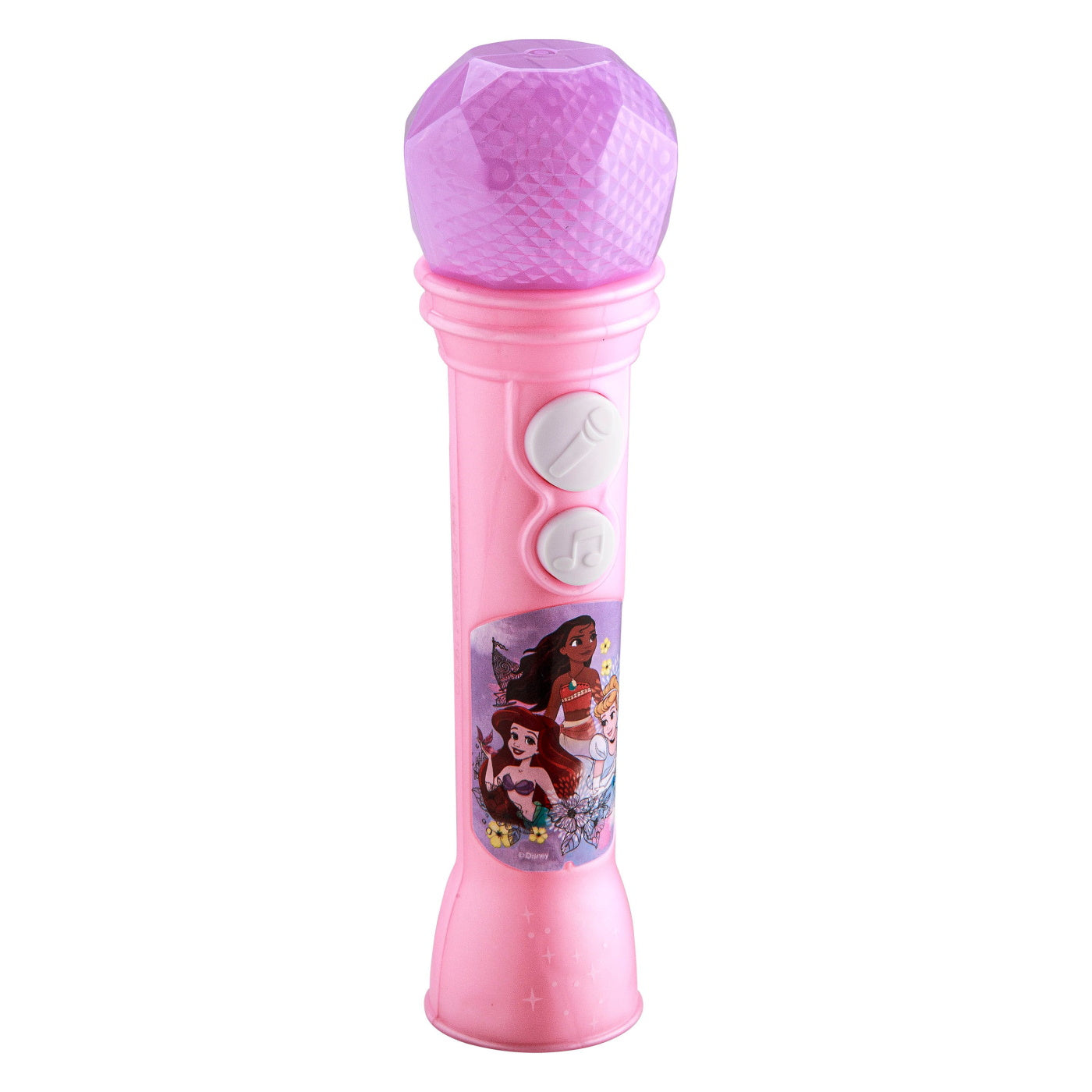 eKids Disney Princess Ασύρματο Μικρόφωνο Karaoke για παιδιά με ενσωματωμένη μουσική, φωτισμό, Sound Effects (DP-070) (Ροζ)