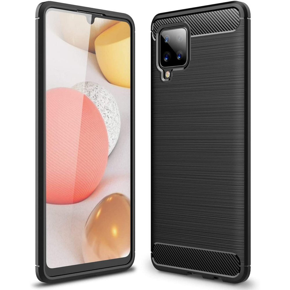 Carbon Θήκη Ευκαμπτο Κάλυμμα Tpu Θήκη Για Samsung Galaxy A42 5g Black – PhoneBazaar