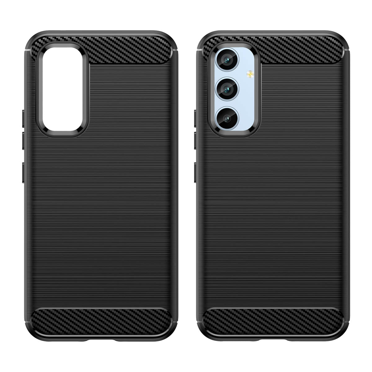Carbon Θήκη Θήκη Για Samsung Galaxy A54 5g Flexible Silicone Carbon Cover Black – PhoneBazaar