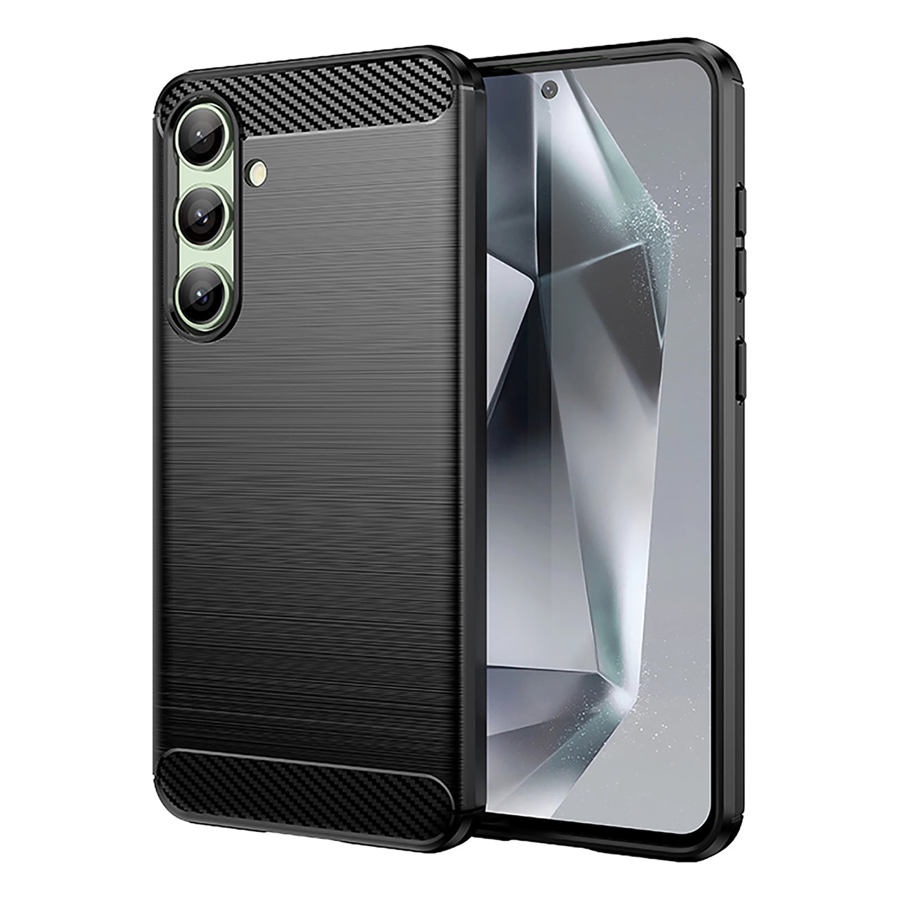 Carbon Θήκη Για Samsung Galaxy S24 Fe για Black – PhoneBazaar