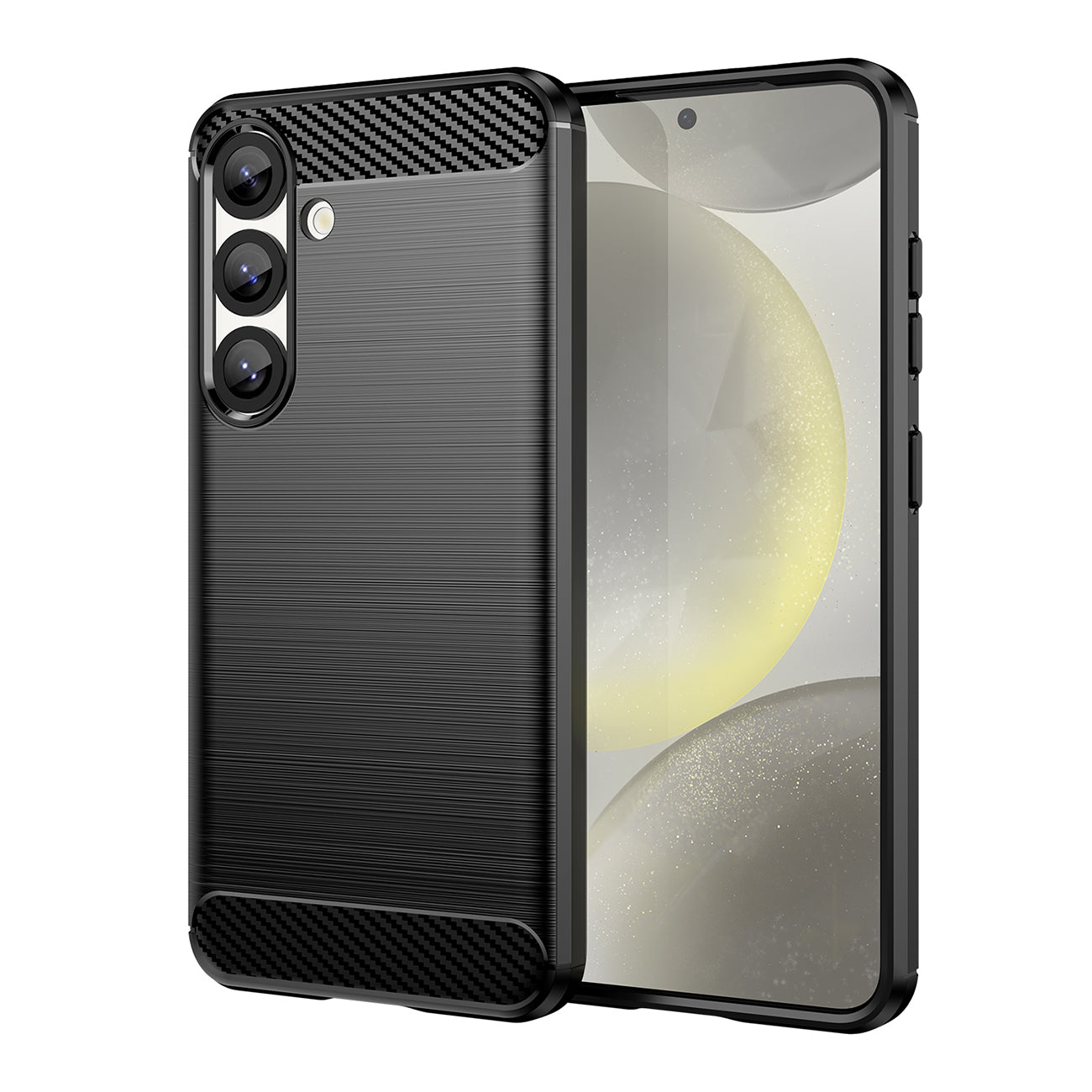 Carbon Θήκη Για Samsung Galaxy S25 Edge για Black – PhoneBazaar