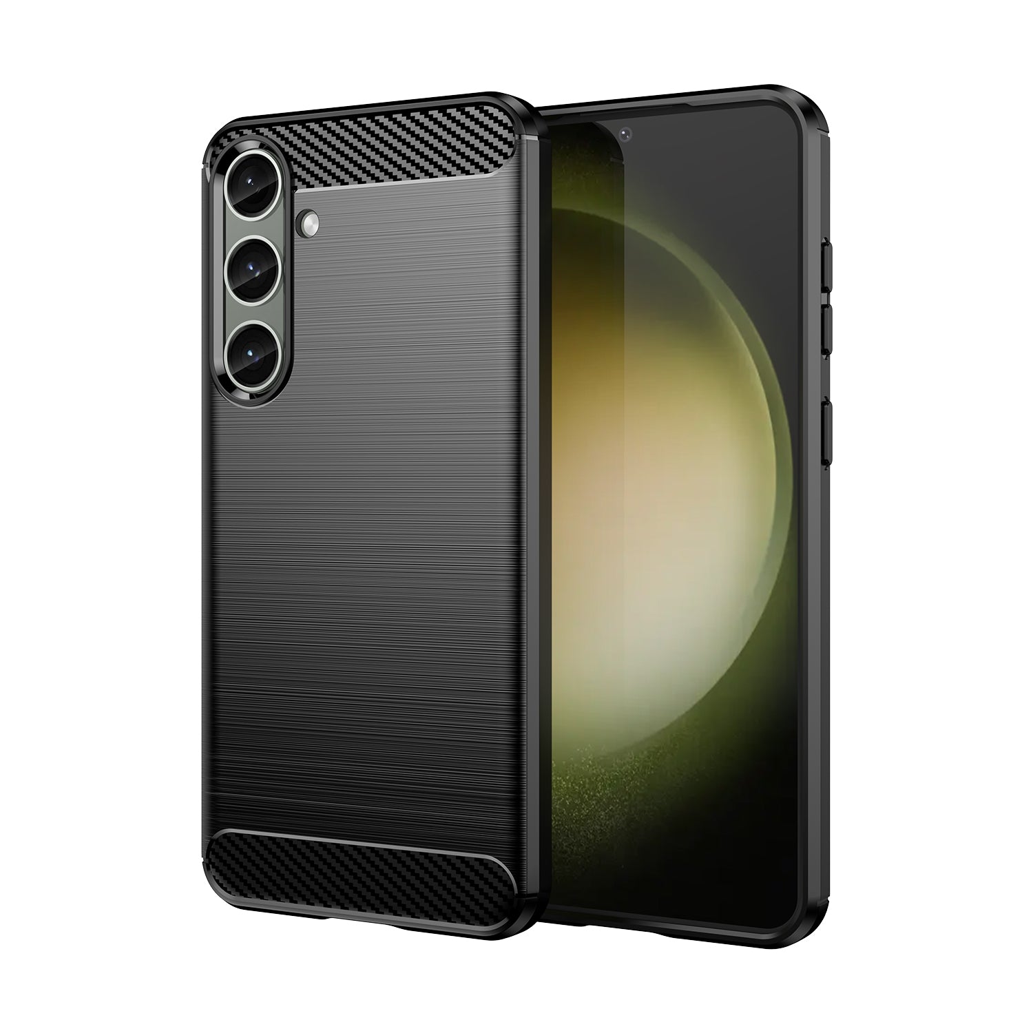 Θήκη Carbon Samsung Galaxy S24+ Flexible Silicone Carbon Cover για Black – PhoneBazaar