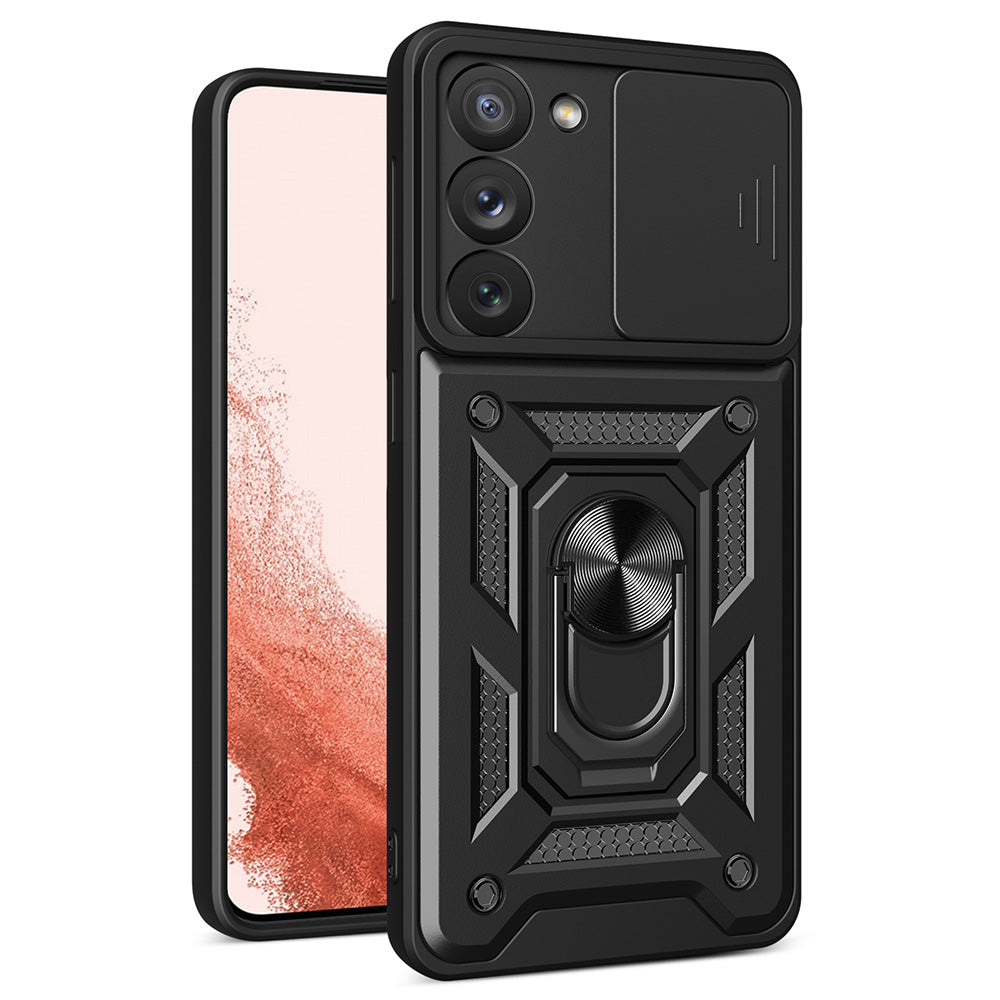 Υβριδική Θωρακισμένη Camshield Θήκη Για Samsung Galaxy S23+ Armored Cover Με Camera Cover Black – PhoneBazaar