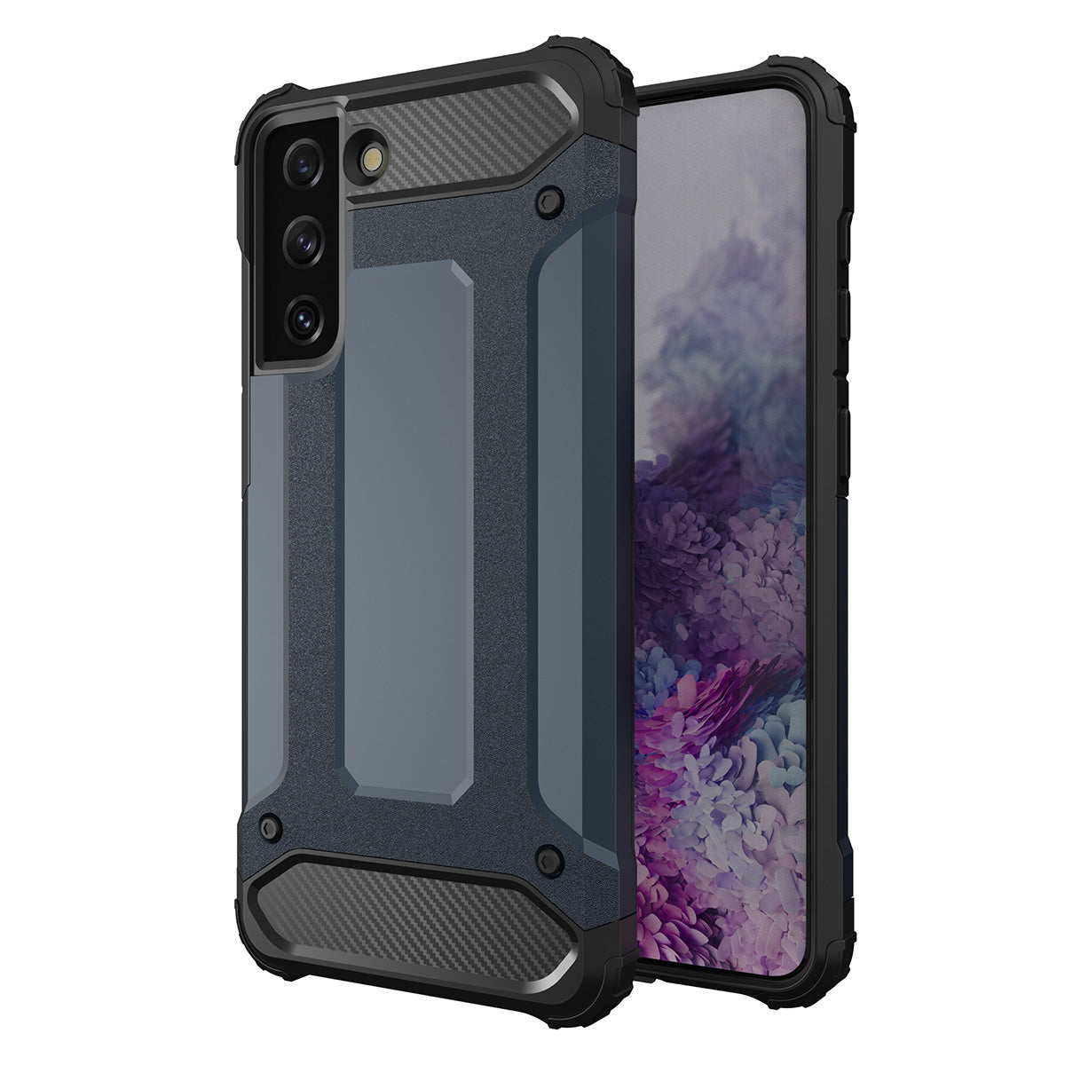 Υβριδική Θωρακισμένη Θήκη Για Samsung Galaxy S23 Ultra Armored Hybrid Cover Blue – PhoneBazaar