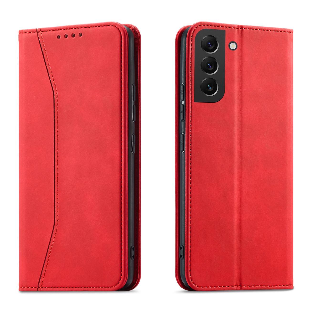 Μαγνητική Fancy Θήκη Για Samsung Galaxy S23 Ultra Κάλυμμα Με Flip για Βιβλιο Βάση Πορτοφόλι Red – PhoneBazaar
