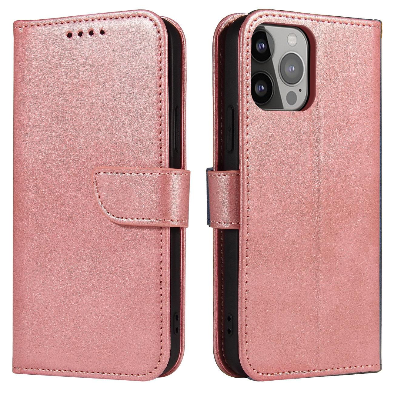 Μαγνητική Θήκη Για Samsung S24 Ultra Με Flap And Πορτοφόλι για Pink – PhoneBazaar