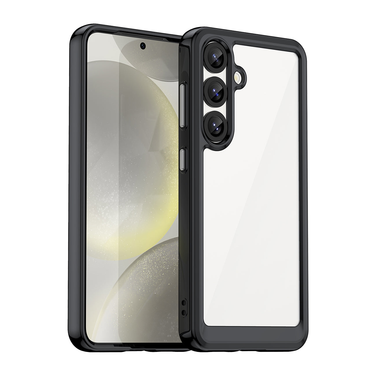 Outer Space Θήκη Για Samsung Galaxy S25 Edge Κάλυμμα Με Ευκαμπτο Frame για Black – PhoneBazaar