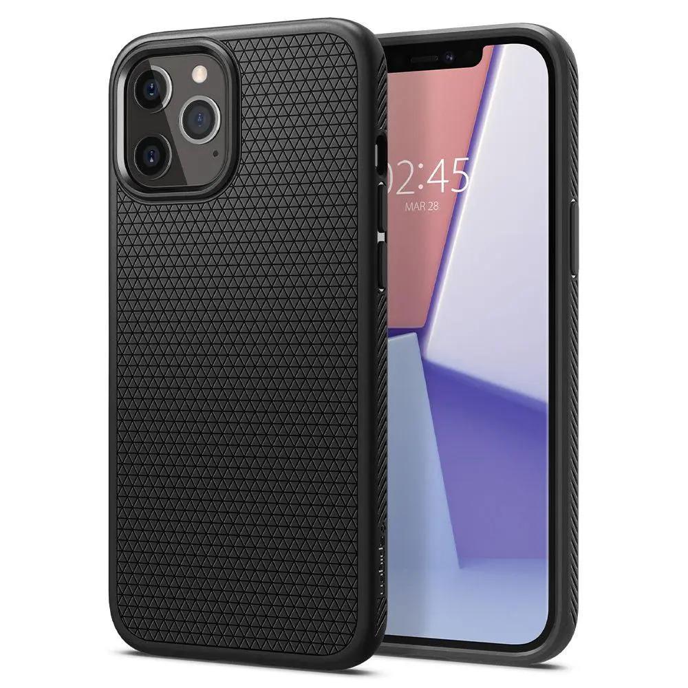 Spigen Liquid Air Case For Iphone 12 / Iphone 12 Pro για Matte Black – PhoneBazaar