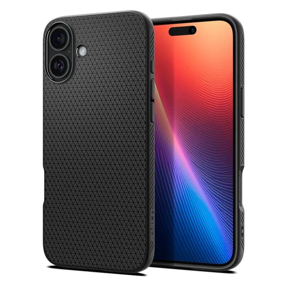 Spigen Liquid Air Case For Iphone 16 Plus για Black – PhoneBazaar