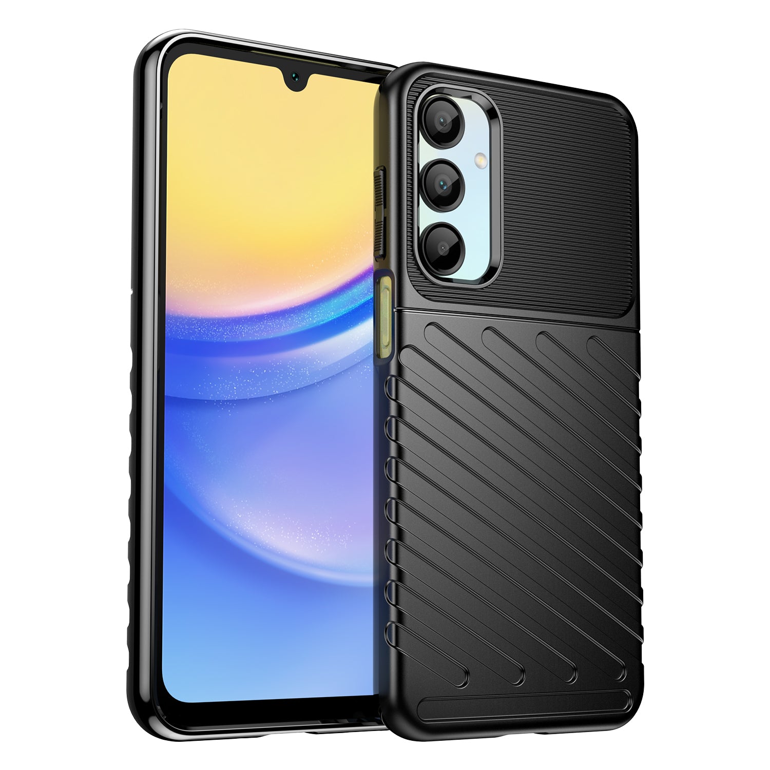 Thunder Θήκη Για Samsung Galaxy A26 Σιλικόνης Θωρακισμενηed Κάλυμμα για Black – PhoneBazaar