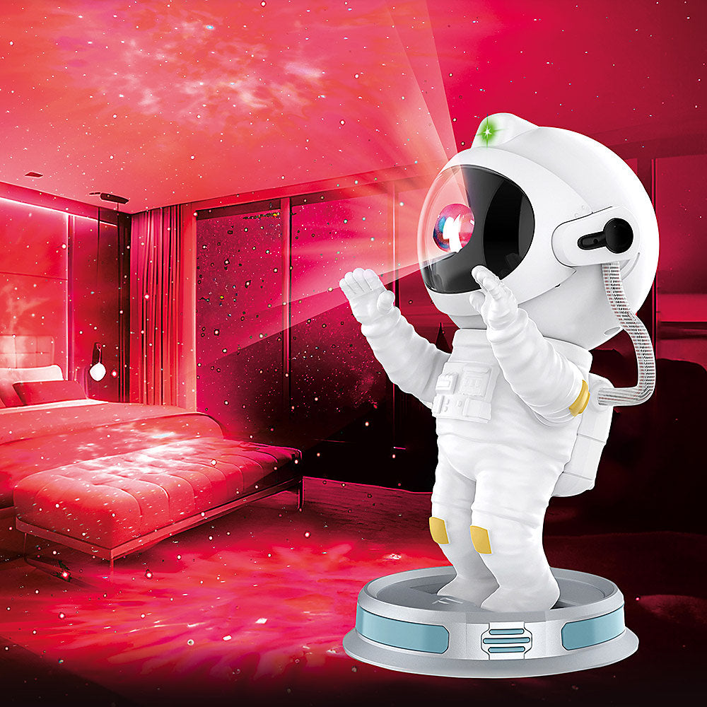 The Source – Astronaut Projector – Προβολέας & Φωτιστικό Νυκτός με 8 Εφέ Νεφελώματος και Περιστρεφόμενο Κράνος