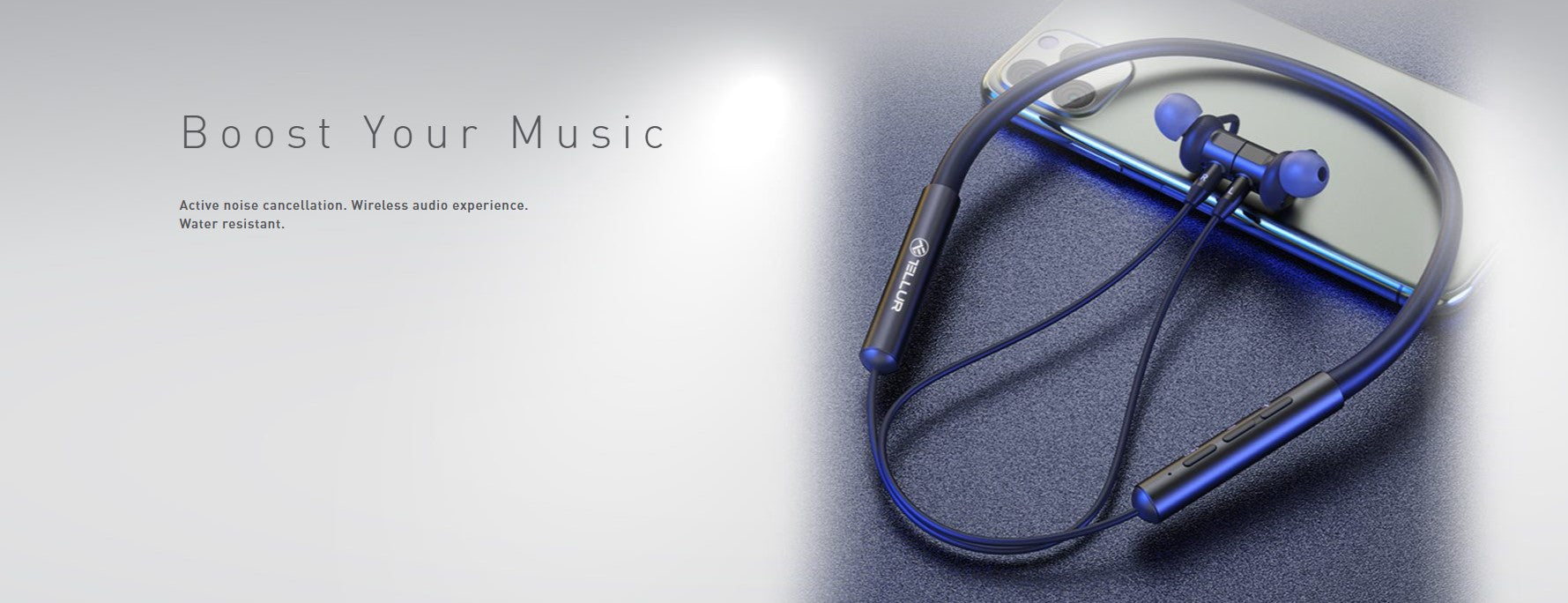 Tellur Ego Bluetooth In‑Ear Ακουστικά με ANC, IPX4, Bluetooth 5.0 & Multipoint – Μαύρο