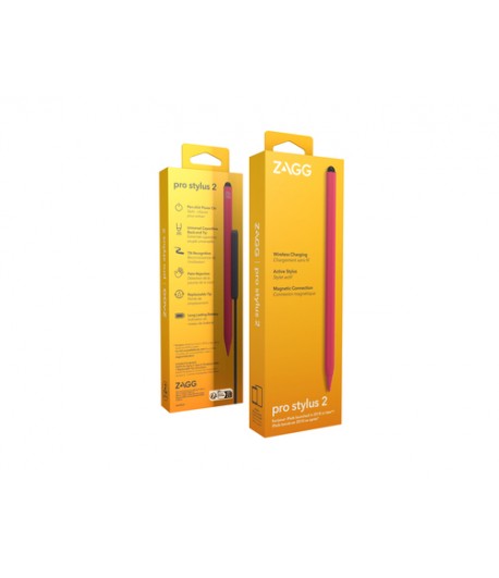Zagg Pro Stylus 2 Universal ηλεκτρονική γραφίδα - για iPad & iPad Pro - σε ροζ χρώμα
