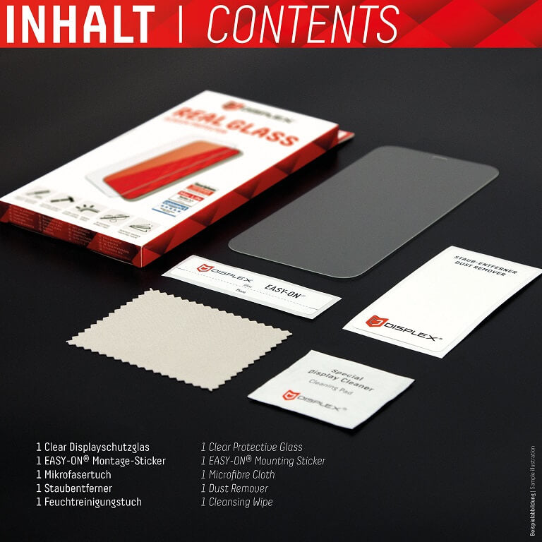 Displex - Premium Real Glass 2D - Xiaomi Redmi Note 11S 5G - Clear