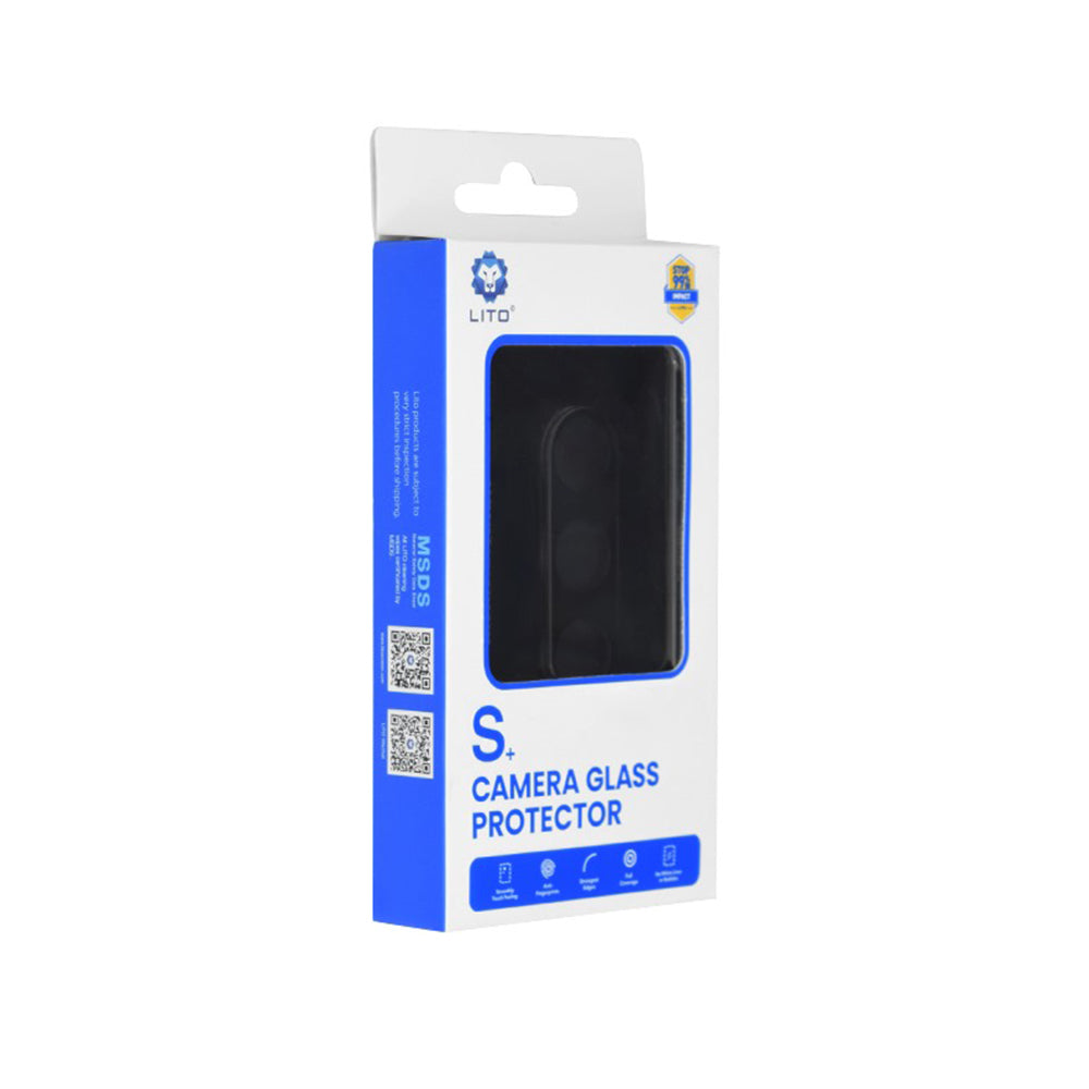 Lito - S+ Camera Glass Protector - Galaxy S24 Plus - Black