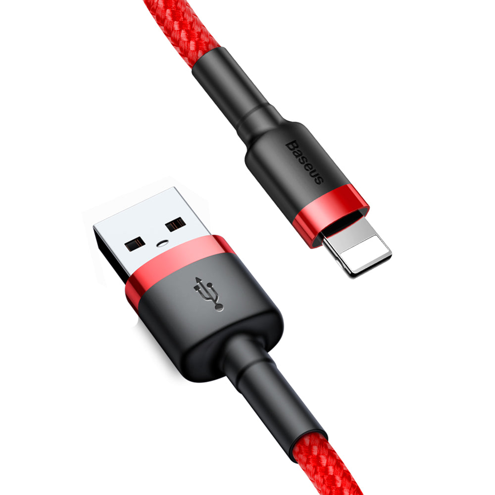 Baseus - Data Cable Cafule (CALKLF-C09) - USB to Lightning, 1.5A, 2m - Red