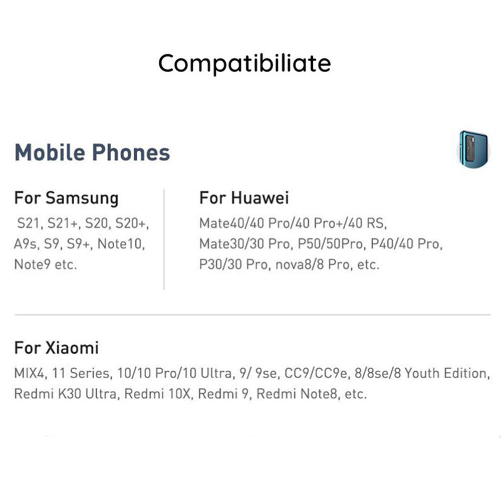 Baseus - Data Cable Crystal Shine (CAJY000705) - Type-C to Type-C, 100W, 2m, Super Fast Charging, Nylon Braided - Purple