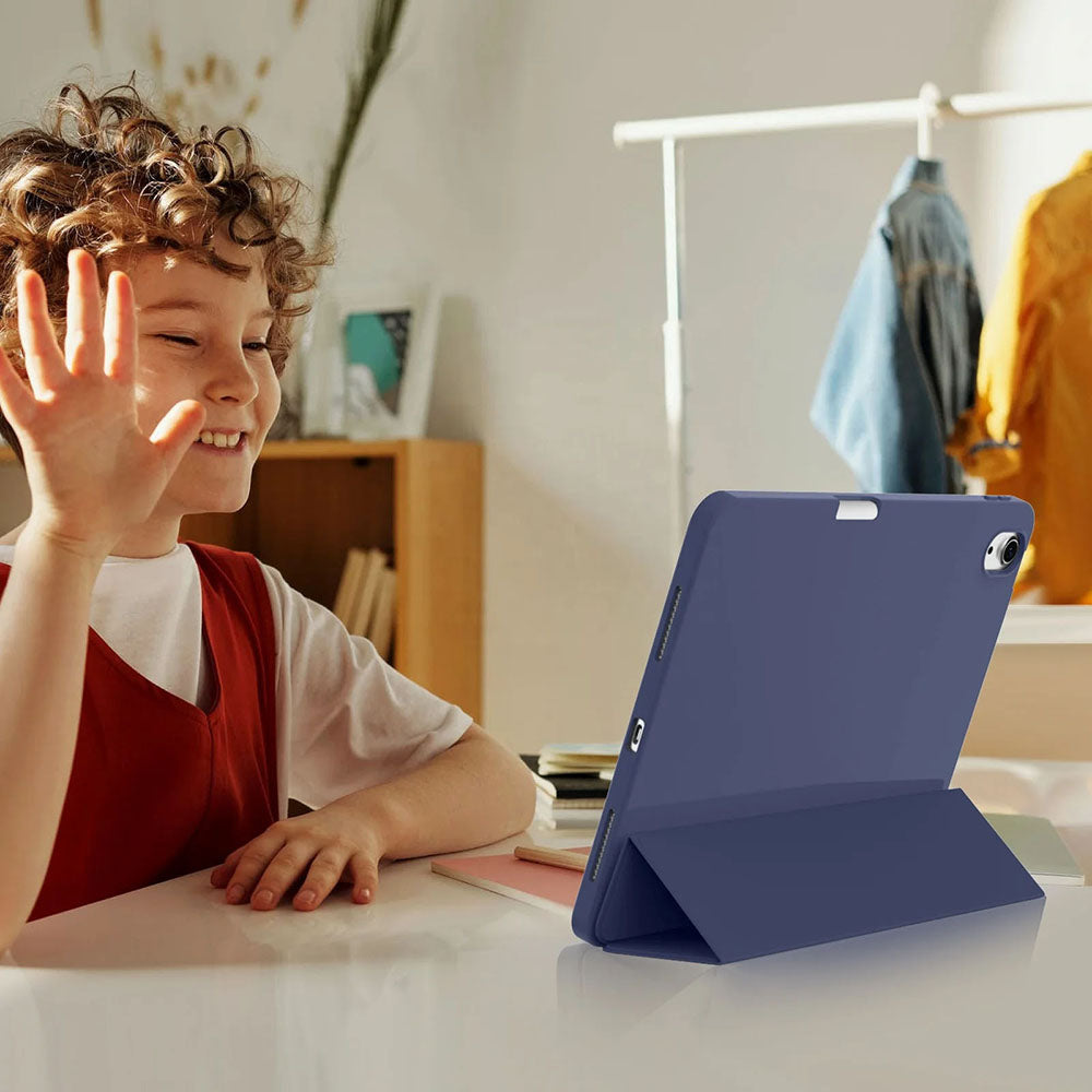 Techsuit - Flex Trifold (with Pencil Holder) - iPad Air 4 (2020) / Air 5 (2022) - Matcha Green