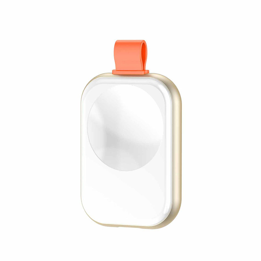 Lito - Magnetic Wireless Charger (LC03) - for Apple Watch, with Keyring, Charge On the Go, 5W, 1A - White