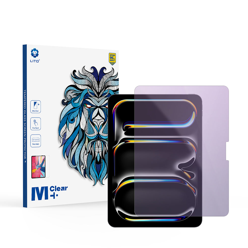 Lito - 2.5D Classic Glass Anti-Blue Light - iPad Pro 11 (2024) / iPad Pro 11 (2025) - Clear