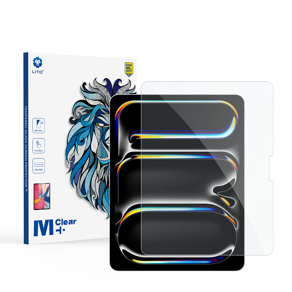 Lito - 2.5D Classic Glass - iPad Pro 13 (2024) / Air 13 (2024) / Air 13 (2025) - Clear