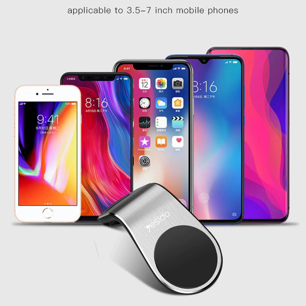 Yesido - Car Holder (C64) - Magnetic Grip for Air Vent - Black