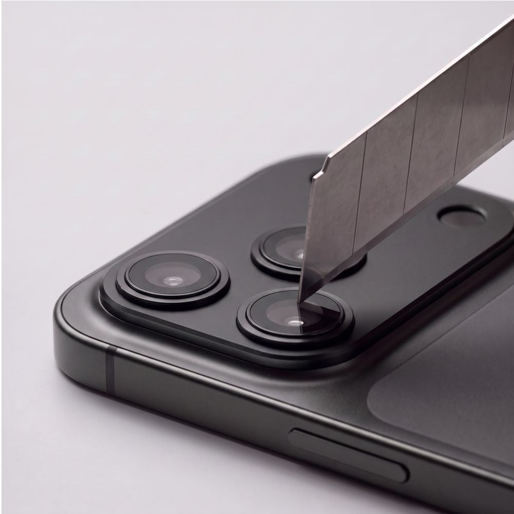 Tech-Protect Camfull Fit+ Προστατευτικό Κάμερας για iPhone 17 Pro Max - iPhone 18 Pro Max - Μαύρο