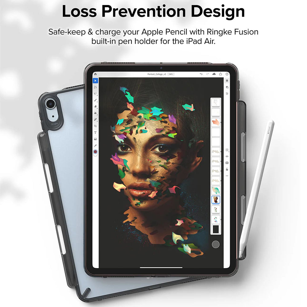 Ringke - Fusion - iPad Air 4 (2020) / Air 5 (2022) / Air 11 (2024) / Air 11 (2025) - Smoke Black