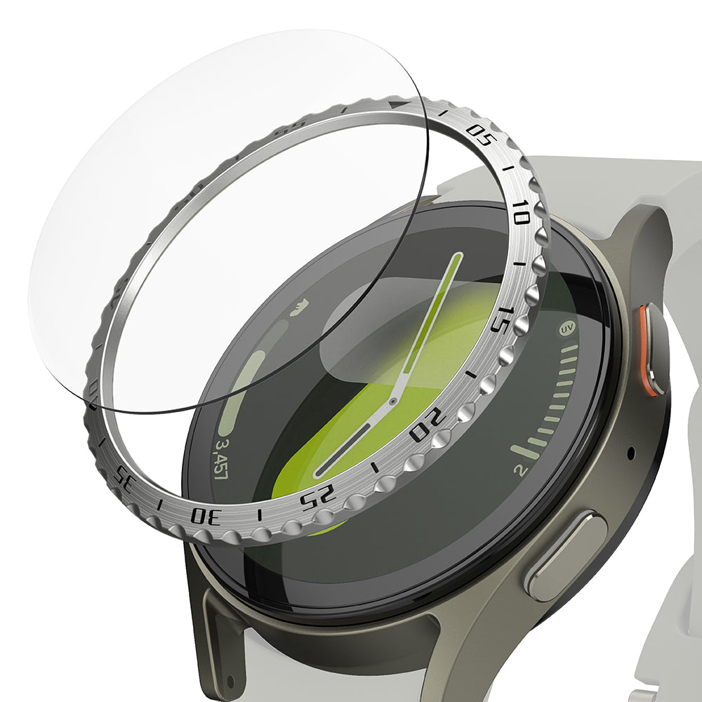 Ringke - Bezel Styling - Samsung Galaxy Watch7Â 40mm - Silver Pattern5 (CB-GW7-40-01)