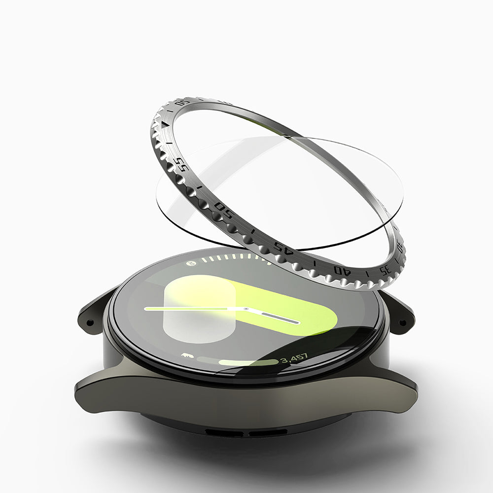 Ringke - Bezel Styling - Galaxy Watch7 40mm - Silver Pattern5 (CB-GW7-40-01)