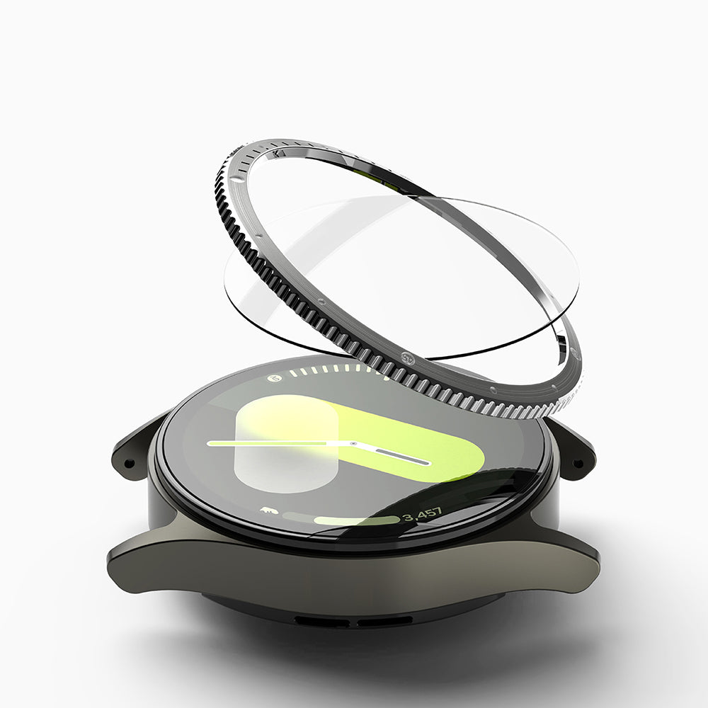 Ringke - Bezel Styling - Galaxy Watch7 40mm - Silver Pattern7 (CB-GW7-40-03)