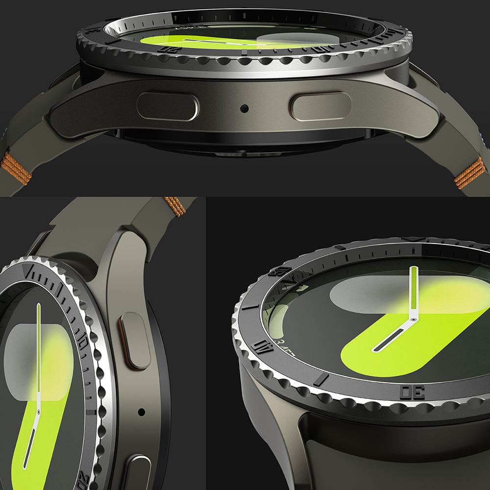 Ringke - Premium Bezel Styling - Galaxy Watch7 40mm - Black Pattern3 (CB-GW7-40-96)