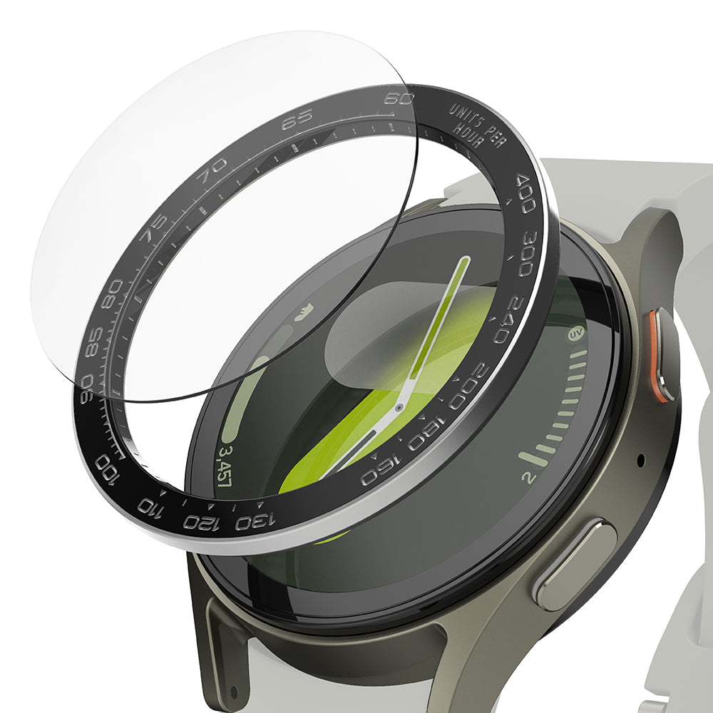 Ringke - Premium Bezel Styling - Samsung Galaxy Watch7Â 40mm - Black Pattern1 (CB-GW7-40-98)