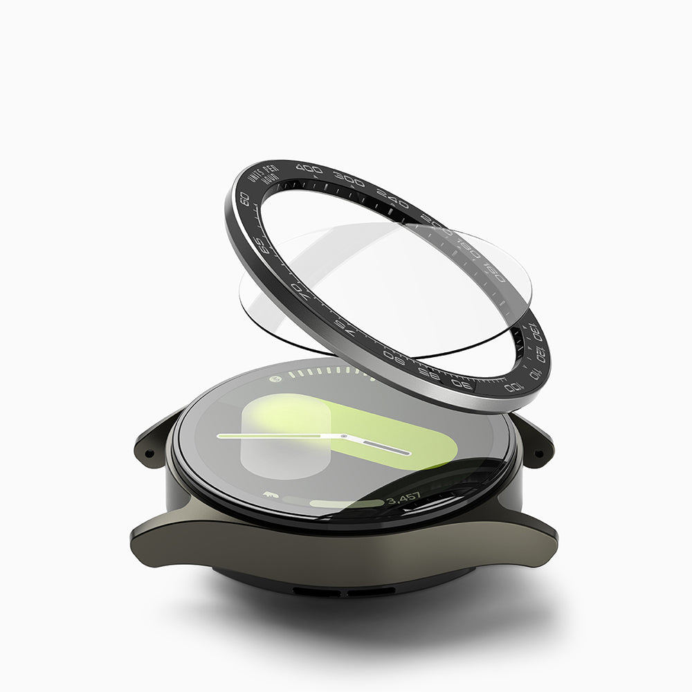 Ringke - Premium Bezel Styling - Galaxy Watch7 40mm - Black Pattern1 (CB-GW7-40-98)