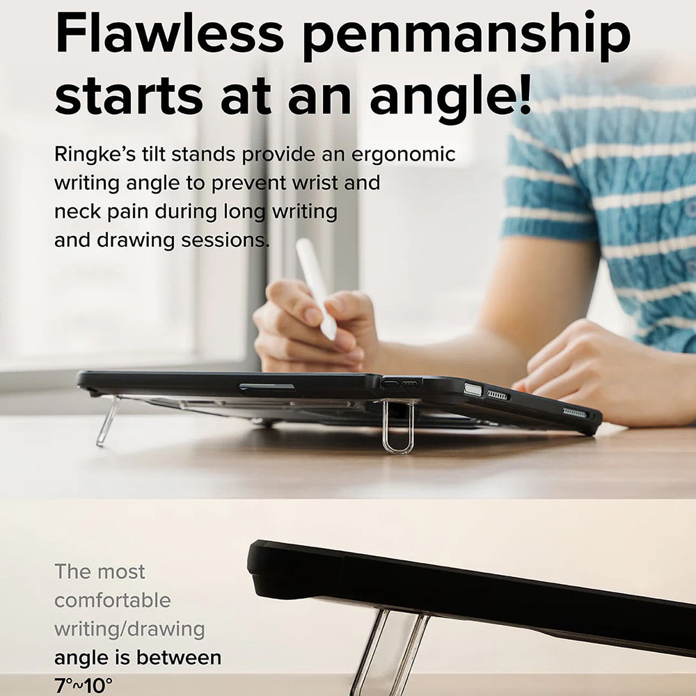 Ringke - Fusion Sketch Stand - iPad Air 4 (2020) / Air 5 (2022) / Air 11 (2024) / Air 11 (2025) - Black
