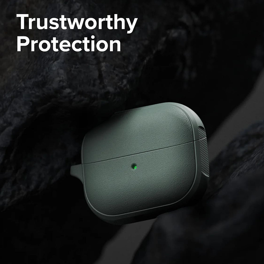 Ringke - Protection Case Onyx Magnetic - for Galaxy Buds 3 / 3 Pro / 3 FE, Non-Slip Texture, Carabiner - Sage Green