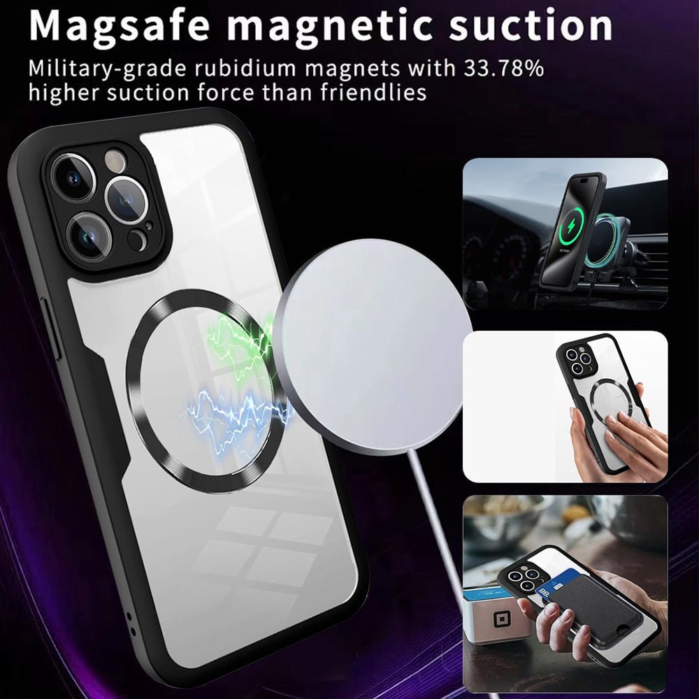 Techsuit - ColorVerse 360 MagSafe Series + Screen Protector - iPhone 11 - Purple