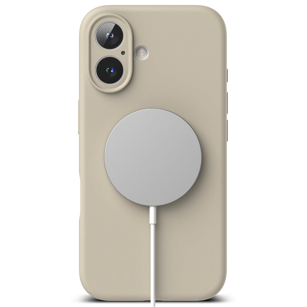Ringke - Silicone Magnetic MagSafe - iPhone 16 Plus - Stone