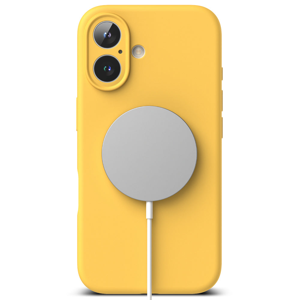 Ringke - Silicone Magnetic MagSafe - iPhone 16 Plus - Yellow