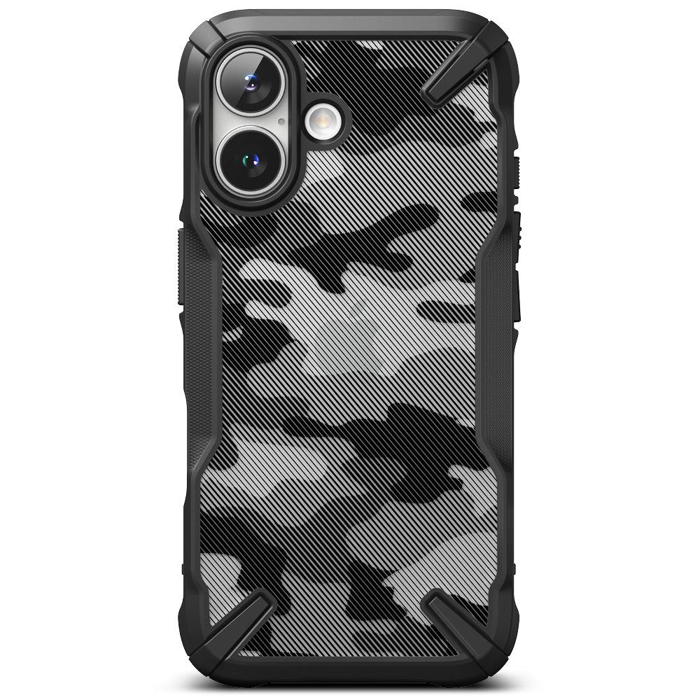 Ringke - Fusion X Design - iPhone 16 Plus - Camo Black