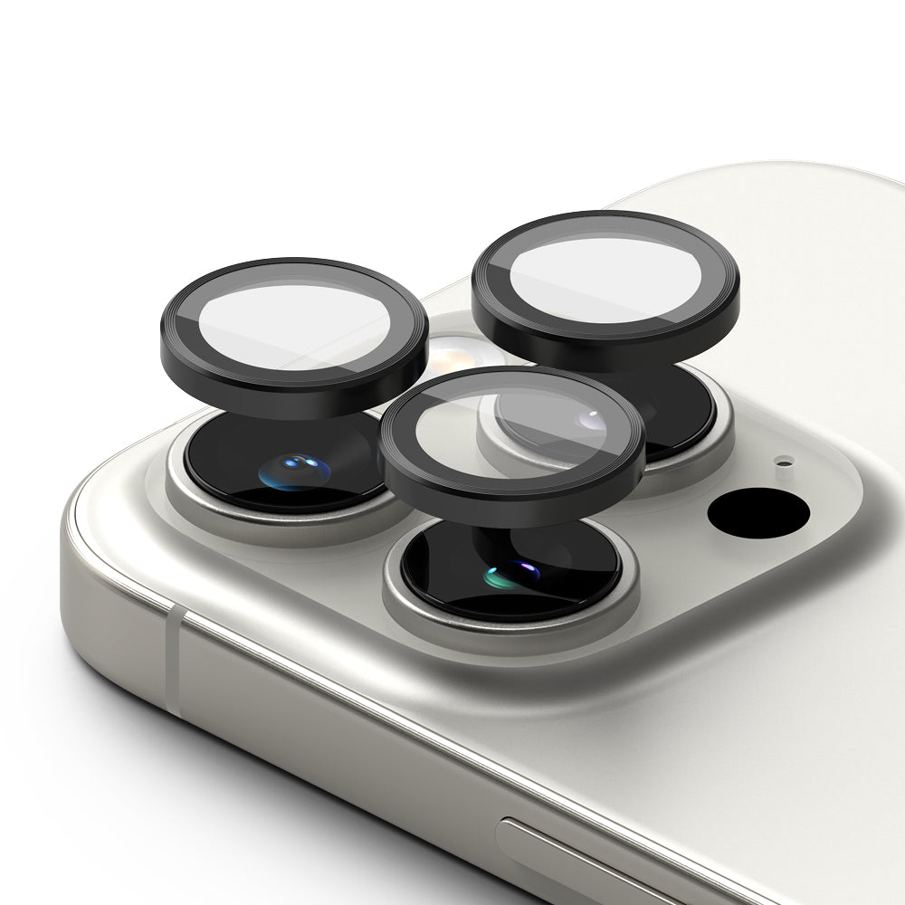 Ringke - Camera Lens Frame Glass (2 pack) - iPhone 16 Pro / iPhone 16 Pro Max - Black