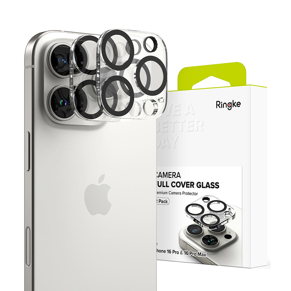 Ringke - Camera Protector Glass (2 pack) - iPhone 16 Pro / iPhone 16 Pro Max - Clear