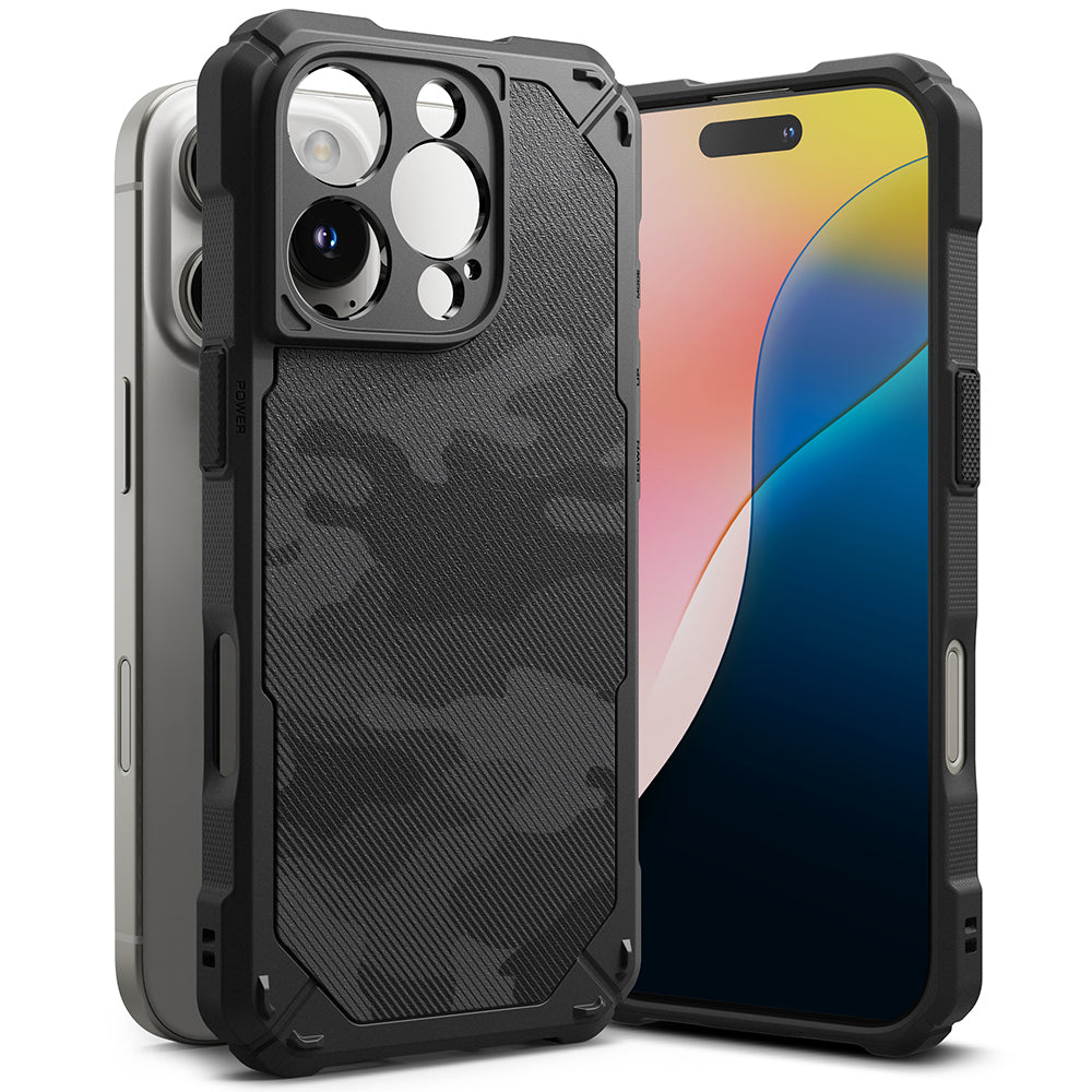 Ringke - Rugged Gear - iPhone 16 Pro Max - Camo Black
