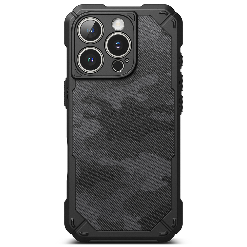 Ringke - Rugged Gear - iPhone 16 Pro - Camo Black