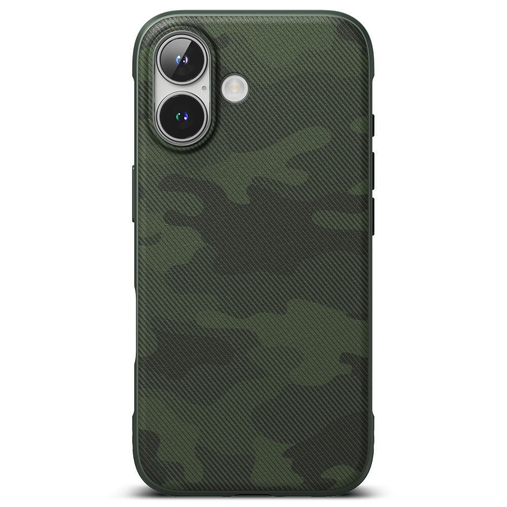 Ringke - Onyx Design - iPhone 16 - Camo Green