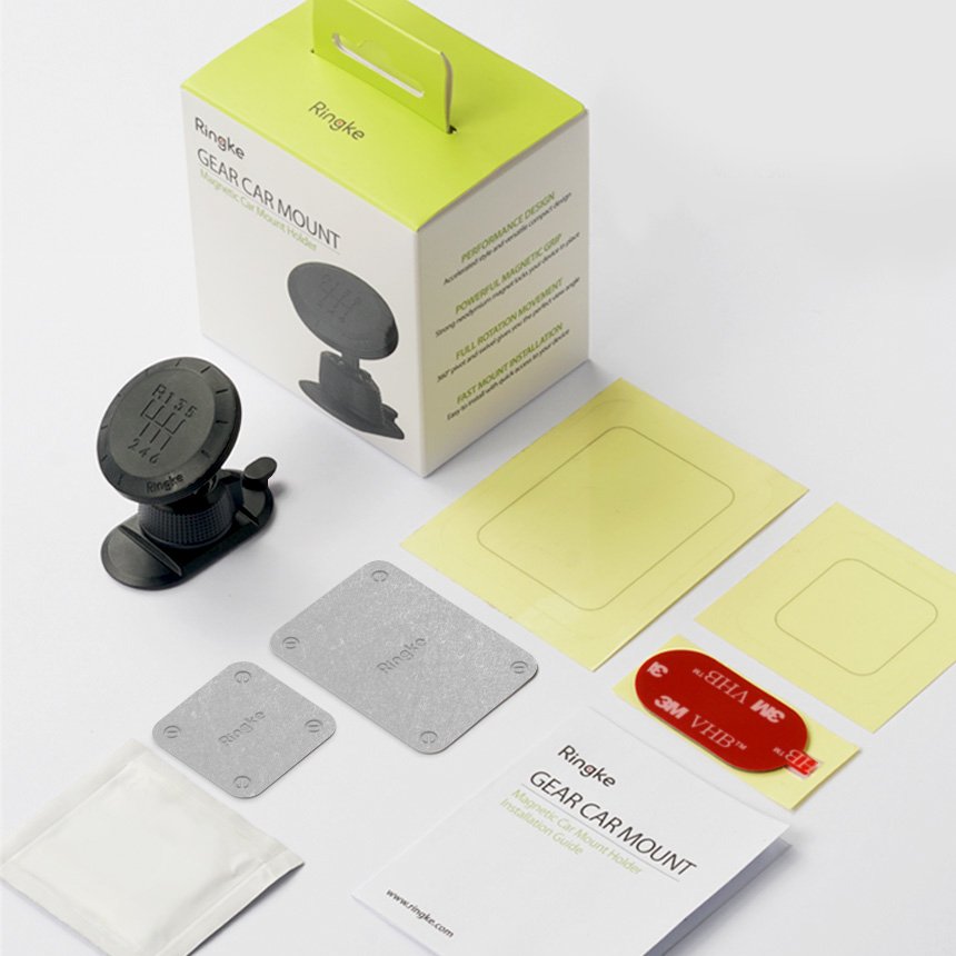 Ringke - Car Holder - Gear Mount Design for Dashboard - Black