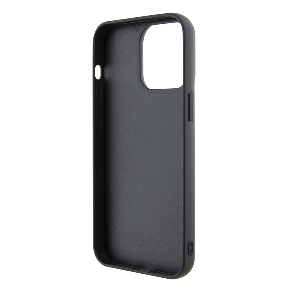 Guess "Sequin Script Metal" Hard Case iPhone 15 Pro Max (Black – GUHCP15XPSFDGSK)