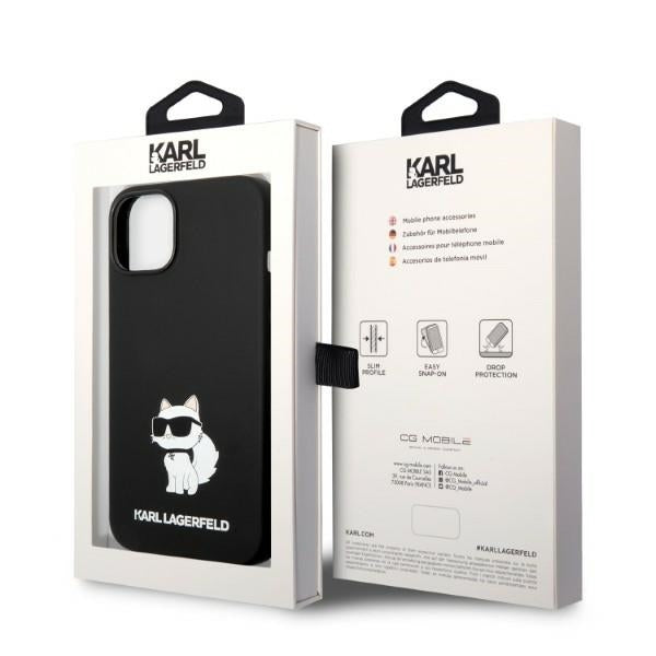 Karl Lagerfeld - Silicone MagSafe (KLHMP14MSNCHBCK) - iPhone 14 Plus - Choupette