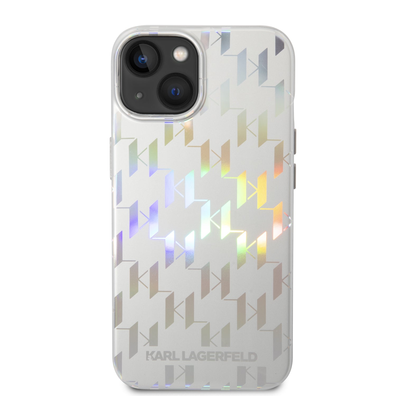 Karl Lagerfeld - Hardcase Monogram (KLHCP14MLGMMSV3) - iPhone 14 Plus - Iridescent