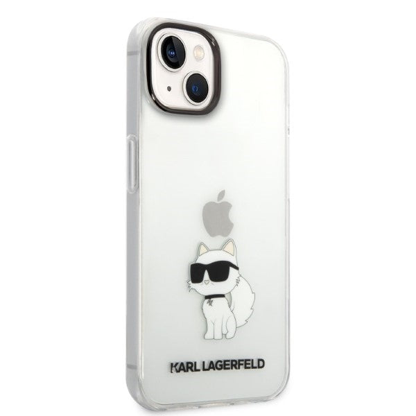 Karl Lagerfeld Ikonik Back Cover Case Choupette Διάφανη θήκη προστασίας από TPU / PC – iPhone 14 Plus (Clear)